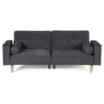 thumbnail image 3 of Sofá Cama Makora Merlak Oxford Velvet 3 Posiciones con Soft Foam Reclinable, 3 of 10