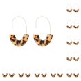 thumbnail image 1 of Jumpingount 1 par de pendientes en forma de U con estampado de leopardo, joyería de moda, recuerdos de fiesta, accesorios de mujer para chicas adolescentes, Type1 NO1 Jumpingount CBP234265, 1 of 6