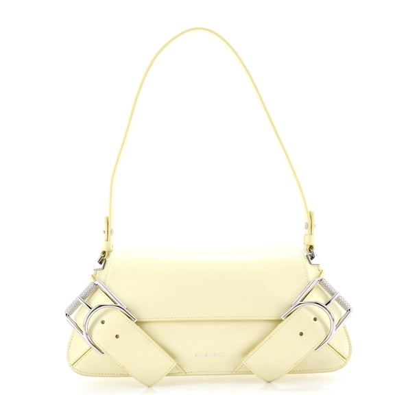 Pre-Owned Voyou Shoulder Flap Bag Leather By Rebag