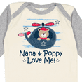 thumbnail image 4 of Inktastic Nana and Poppy Love Me Boys Long Sleeve Baby Bodysuit, 4 of 5