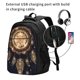 thumbnail image 2 of Balery Dreamcatcher With Mandala Mochila con carga USB para hombre y mujer - Mochila impermeable y antirrobo para portátil con puerto USB para viajes, trabajo, estudios y universidad, 2 of 7