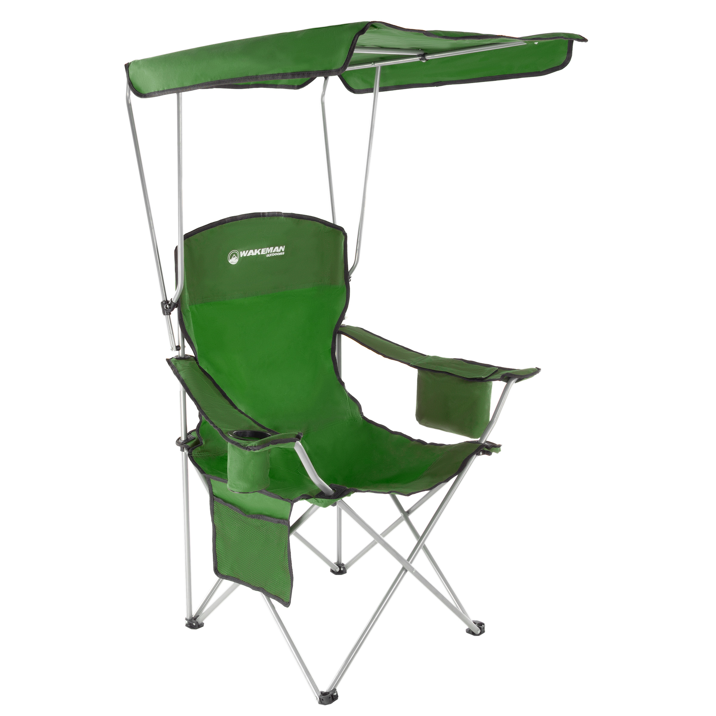 Ozark Trail Sand Island Shaded Canopy Camping Chair With Cup Holders Walmart Com