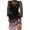 AB Pink, variant on LYXSSBYX Womens Dresses Long Sleeve Women Fashion Point Print Mesh Sexy Retro Elegant V-neck Party Club Dress