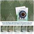 thumbnail image 6 of GlowSol 8' x 10' Large Washable Rug Geometric Striped Area Rug Soft Non Slip Low Pile Stain Resistant Carpet for Living Room Bedroom, Green, 6 of 7