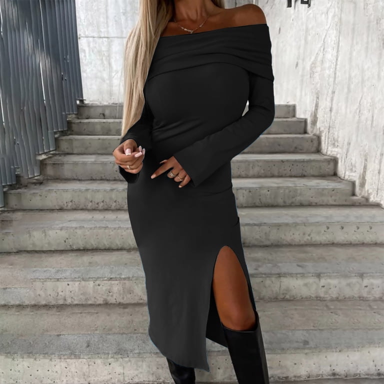 chinese dress ladies Black Plus Size Formal Dresses EE01960, 6
