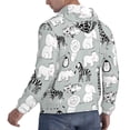 thumbnail image 6 of Sikiie African Animals Men's Hoodie, Essentials Hoodie, Sweatshirt, Pullover Hooded Sweatshirt for Men-XX-Large, 6 of 7