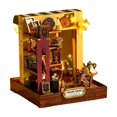 thumbnail image 2 of ​DIY Miniature Christmas House Kit with LED Lights - 4.5" Wooden Dollhouse Furniture Set for Teens & Adults Ages 14+ (Collectible Holiday Decor)​​ multicoloured, 2 of 4