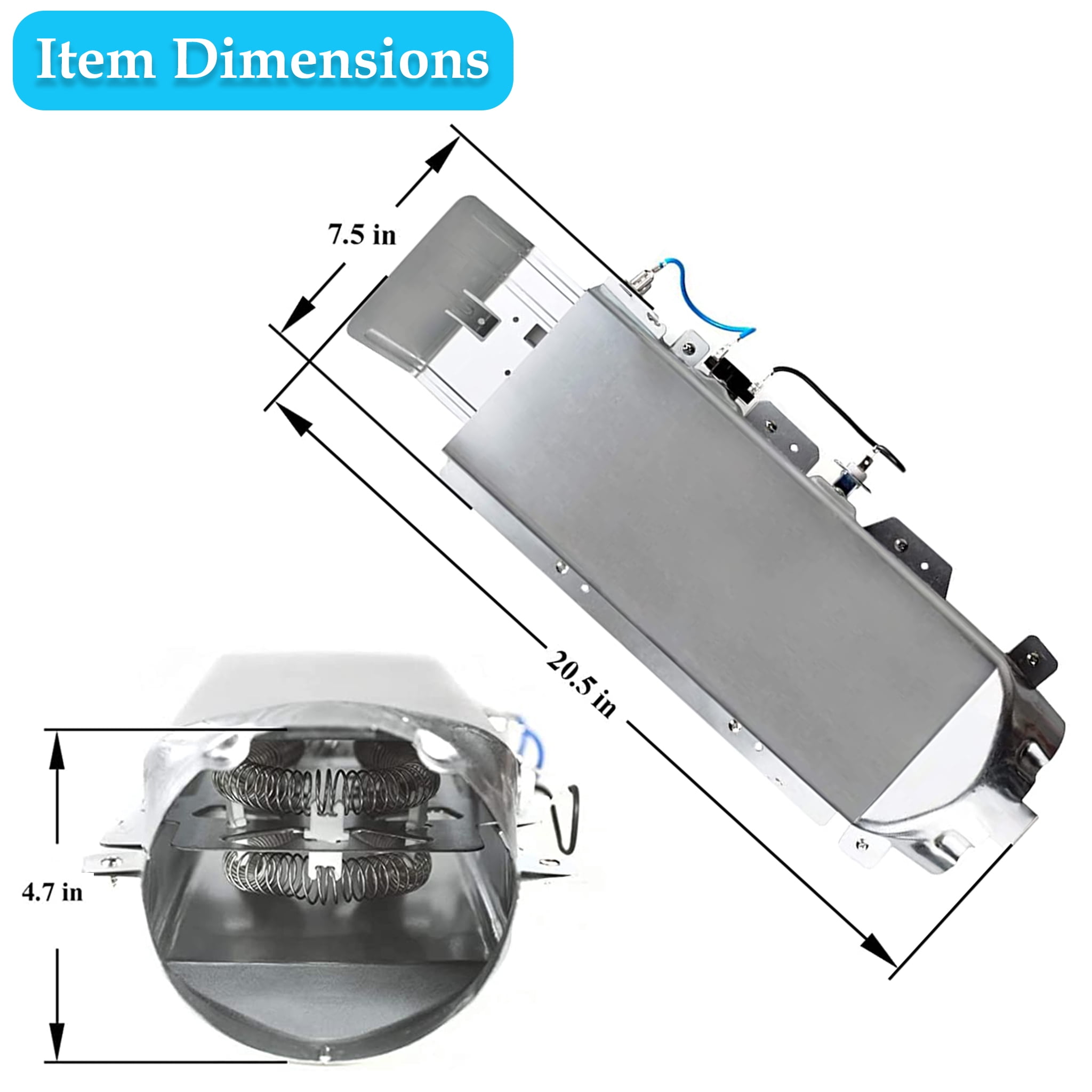 Beaquicy Electric Heat Dryer Heating Element Assembly DC47-00018A