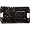 thumbnail image 2 of Whitmor 6500-2712-BLK Rattique Small Shelf Tote, 2 of 2