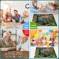 thumbnail image 3 of Puzzle Tang Mosaic Flower House 1000 piezas para adultos, 3 of 7