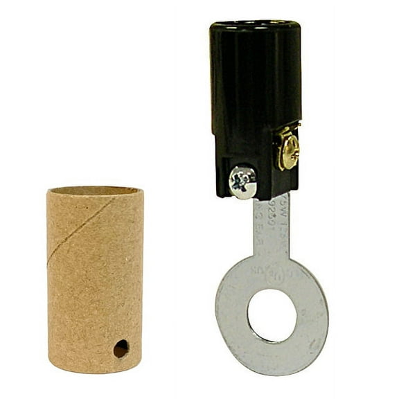 National Artcraft® Candelabra Base Lamp Socket with Flat Mounting Bracket (Pkg/10)