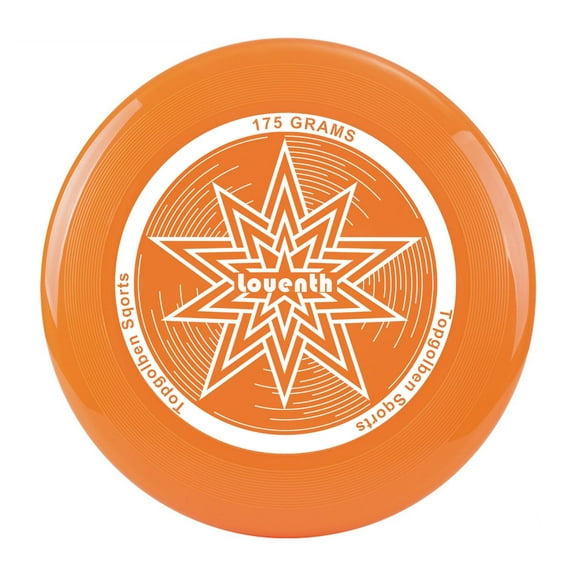 Disco volador Louenth, 27 cm, 175 g, color naranja deportivo profesional