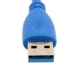 thumbnail image 2 of Unique Bargains 1Ft SuperSpeed USB 3.0 Type A Male to Micro B Male Data Extension Cable Blue, 2 of 3