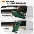 thumbnail image 5 of Dteck Magnetic Leather Case for Samsung Galaxy S25 Ultra,Shockproof TPU Bumper Compatible with Mag-safe Adjustable Kickstand Back Protective Cover for Galaxy S25 Ultra,Darkgreen, 5 of 8