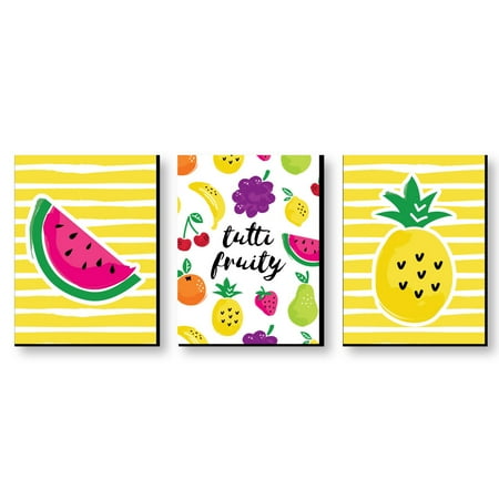Tutti Fruity Nursery Wall Art Kids Room Decor Frutti Summer Home Decorations 7 5 X 10 Set Of 3 Prints Tutti Fruity Nursery Wall Art Kids Room Decor Frutti Summer Home Decorations 7 5 X 10 Set Of 3 Prints