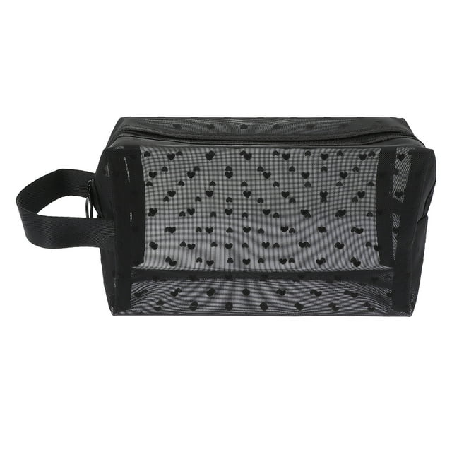 1 bolsa de maquillaje portátil para mujer, neceser de viaje para cosméticos.