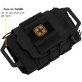 thumbnail image 5 of Bolsa táctica militar Molle de 25x16CM, cinturón de primeros auxilios rápido, bolsa de supervivencia, sistema de dos piezas, soporte para medicina, bolsa con mango Hypalon, 5 of 5