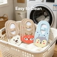 thumbnail image 5 of TELOLY 3Pairs Kids Socks,1-3 Years Old Non Slip Socks,Thick Terry Lining Baby Girl Socks,Combination2, 5 of 6