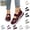 Red, variant on Mfakffe Orthopedic Shoes for Women Summer Casual Non Slip Slip on Arch Support Sneakers Dressy Lightweight Mesh Closed Toe Shoes (Black)