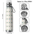 thumbnail image 3 of Modern 29oz Stainless Steel Insulated Thermos with Tea Filter, 360° Printed Travel Bottle, Leakproof BPA-Free Flask with Anti-Slip Base, 304 Inner & 201 Outer, Vacuum Cup, 3 of 6
