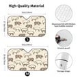 thumbnail image 3 of Bingfone Vintage Farm Pigs Car Windshield Sun Shade Protector Keep Your Vehicle Cool Sun Shield Visor Cover Foldable for Car Truck SUV-Small, 3 of 8