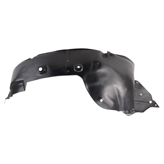 TRQ Front Left Inner Fender Liner Black Drivers Side Fits Select 2012-2013 Hyundai Veloster HY1248155