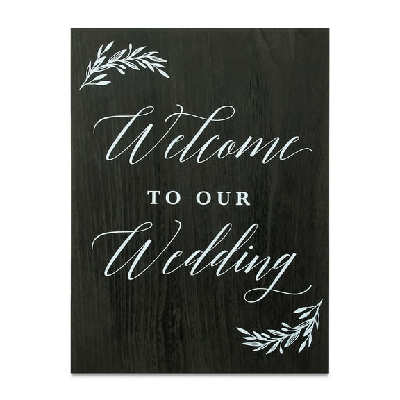 Welcome to Our Wedding Sign, 12" x 16", by Way To Celebrate