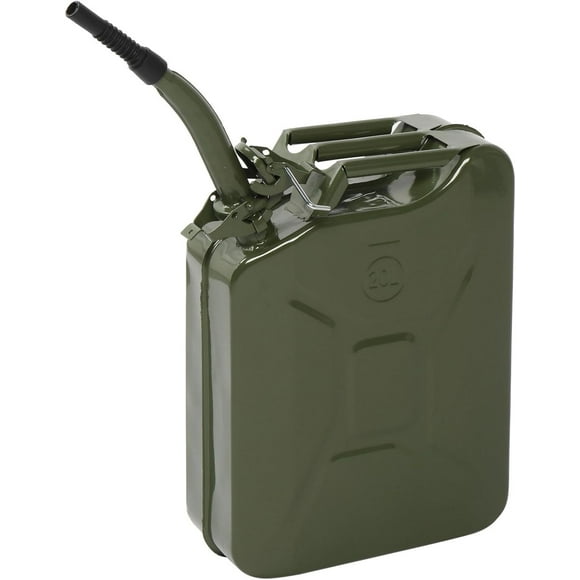 20L 5 Gallon Metal Gas Fuel Cold Rolled Plate Diesel Tank Drum with Tube Army Green