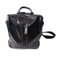 thumbnail image 4 of Mochila de cuero PU para mujer, informal, de moda, ajustable, de gran capacidad, para trabajo de oficina, de cuero PU negro, 4 of 15