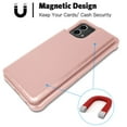 thumbnail image 6 of Motorola Moto G Stylus 5G 2023 Case,Takfox PU Leather Folio Wallet Case with Card Slots Holder Kickstand Double Magnetic Shockproof Anti-Scratch Protective Cover for Moto G Stylus 5G 2023-Rose Gold, 6 of 10