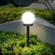 thumbnail image 5 of Luces Del Patio 3Pcs Solar Lights con luces LED blancas cálidas Luces solares en el suelo de jardín para patio exterior Automáticas cuando oscurece con sensor de luz inteligente de 20 cm JASKFLY, 5 of 9