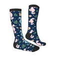 thumbnail image 3 of Fotbe Seahorses And Plants print Women's Men's Novelty Crew Socks Cotton Socks Knee High Socks for Walking,Running,Nurses,Pregnancy, 3 of 8