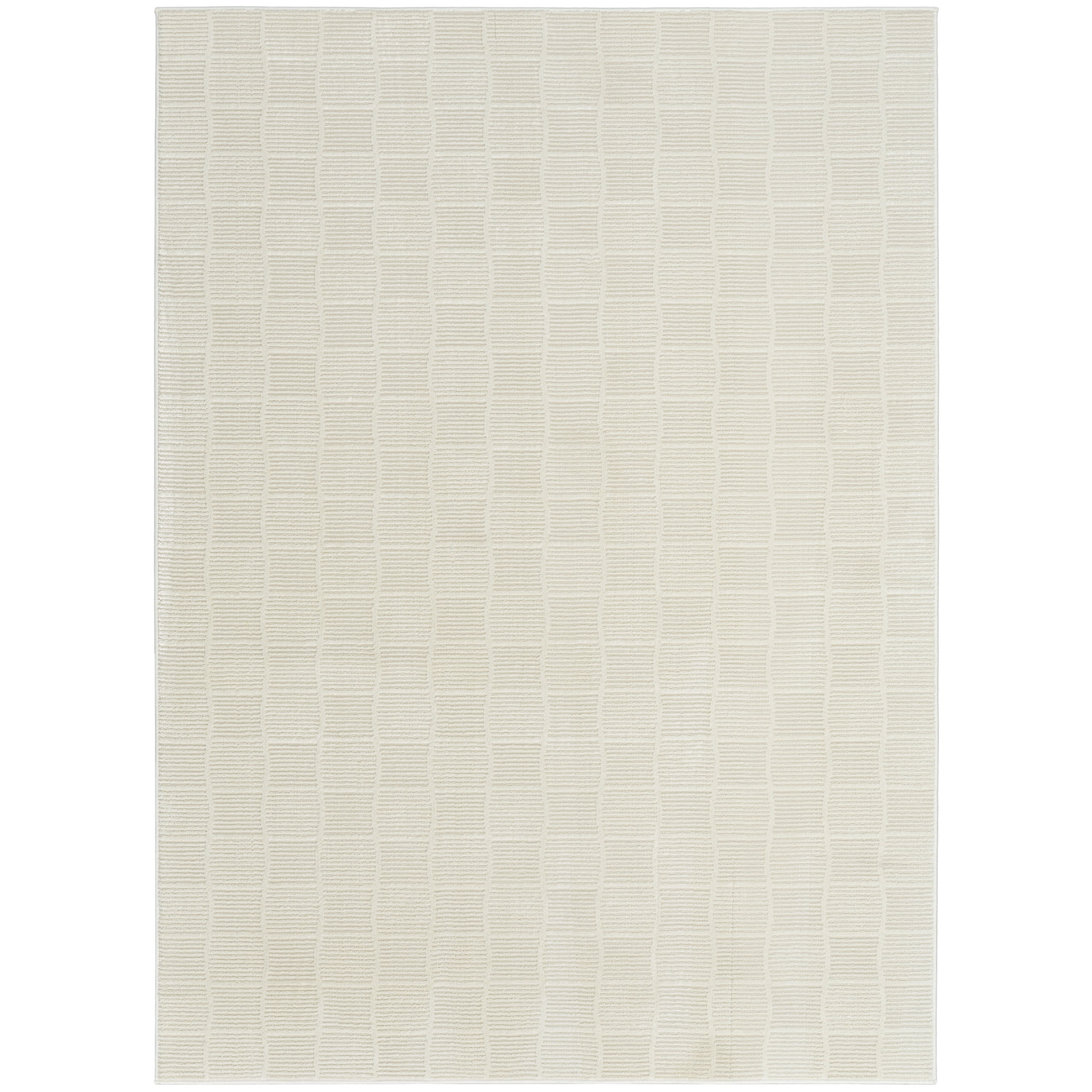 Nourison Renewed 6'6" x 9'2" Ivory Modern Indoor Rug