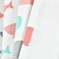 thumbnail image 6 of Lush Decor Whale Room Darkening 84" x 52" Navy 3" Rod Pocket 2-Pc Set Window Panel, 6 of 8