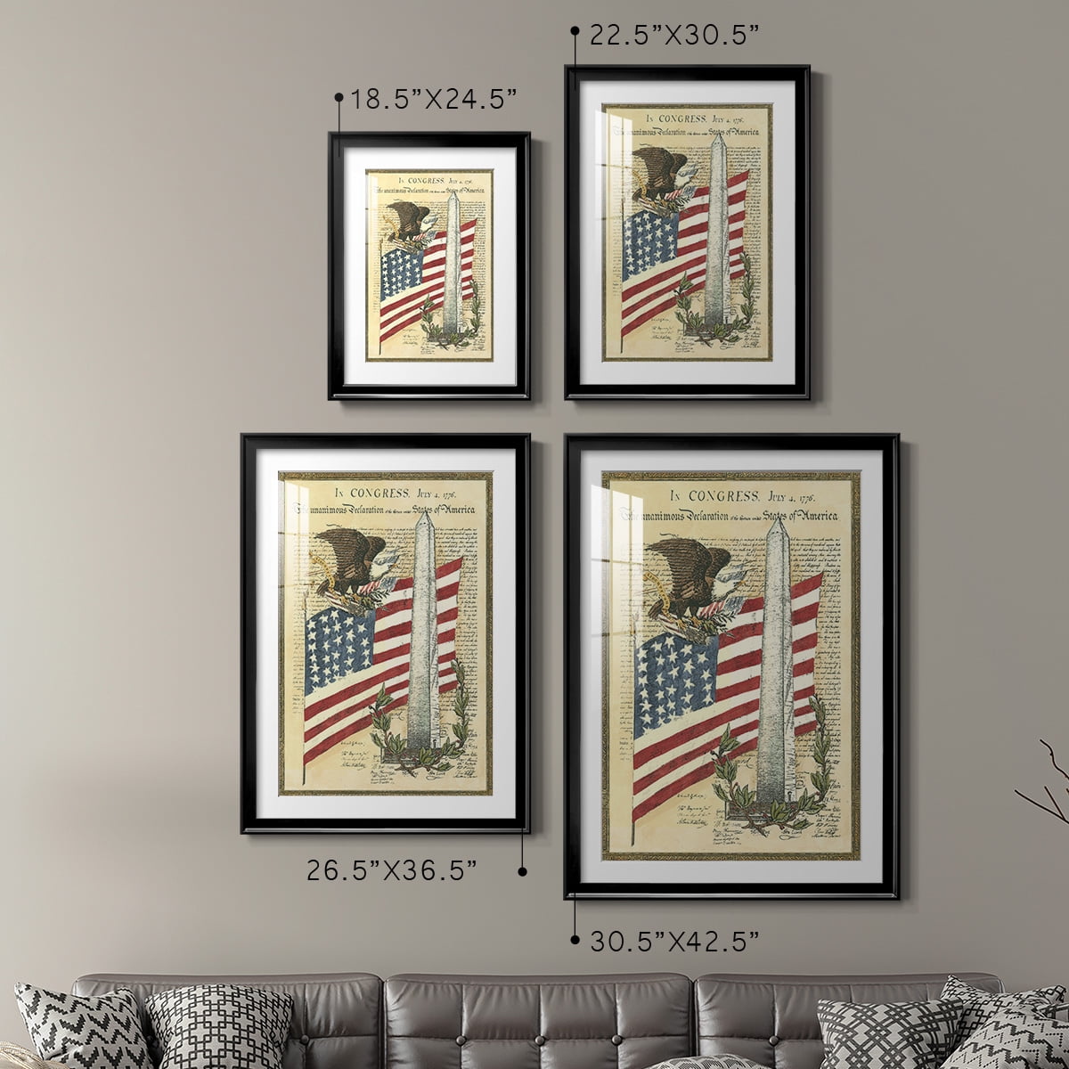 Proud To Be II Premium Framed Print - Ready to Hang