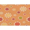 thumbnail image 1 of Ahgly Company Indoor Rectangle Patterned Yellow Orange Area Rugs, 3' x 5', 1 of 6