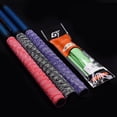 thumbnail image 3 of GLFILL Anti-Slip Tennis Badminton Squash Racquet Over Grip Tape Overgrip Sweatband Bicycle Handle Insulation Protect Racket Grip Band Red, 3 of 9