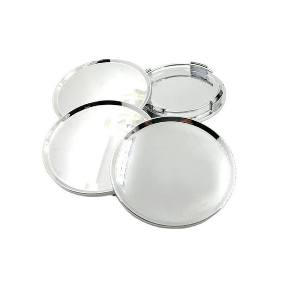 2 1/2" Universal Car Wheel Center Caps Chrome Hub Rim Cover 2.5" 63mm Tire Parts