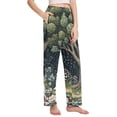 thumbnail image 2 of FORMRS Women's Pajama Pants with Pockets Soft Comfy Loungewear Sleep Bottom, Sizes S-2XL, Green Forest Scene, 2 of 8