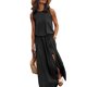 thumbnail image 2 of Vestido Sin Mangas Vestido sin mangas de verano Elegante vestido largo maxi Ropa femenina (Negro XXXL) Cgtredaw Para estrenar, 2 of 6