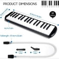 thumbnail image 4 of Melodica 32 Keys Double Tubes Mouthpiece Air Piano Keyboard Musical Instrument with Carrying Bag 32 Keys,, 4 of 6