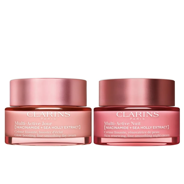 Crema hidratante para la piel Clarins Multi-Active de día y noche con niacinamida