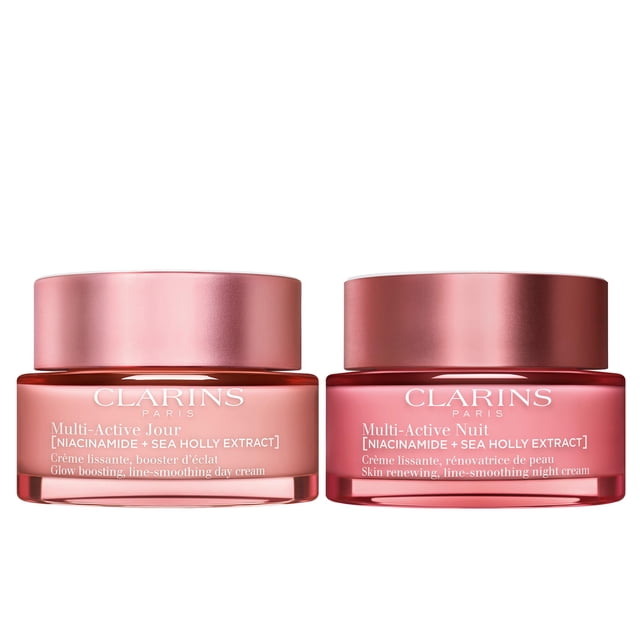 Crema hidratante para la piel Clarins Multi-Active de día y noche con niacinamida