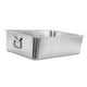 thumbnail image 4 of Arenero para gatos de metal inoxidable con asa jinwen 40cmx30cmx10cm, 4 of 8