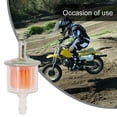 thumbnail image 2 of Bgsha Motorcycle/bikes Dirt Quad Inline Gas Petrol Fuel Filter 1/4IN Pipe Universal, 2 of 10