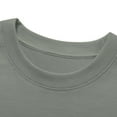 thumbnail image 7 of AHTJRT Men's Basic Loose Fit Baggy Oversized Cotton Tshirt Tops Beige L, 7 of 7