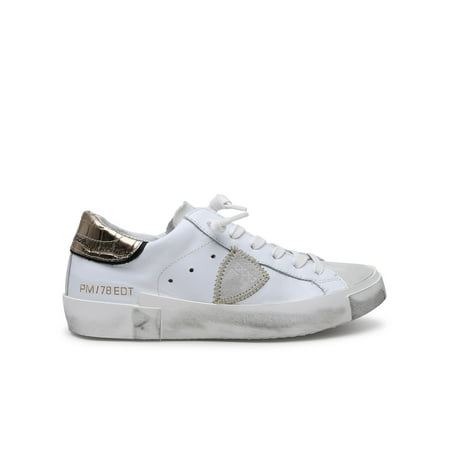 

PHILIPPE MODEL PRSX WHITE LEATHER SNEAKERS