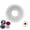 12cm, variant on Ribbon Rosette Maker, Rosette Maker Badge Button Ornament, Satin Ribbon Ruffle MakerTool, Badge Button Ornament Flower Making Tool, DIY Fabric Bow Pleat Board Template Set for Beginners