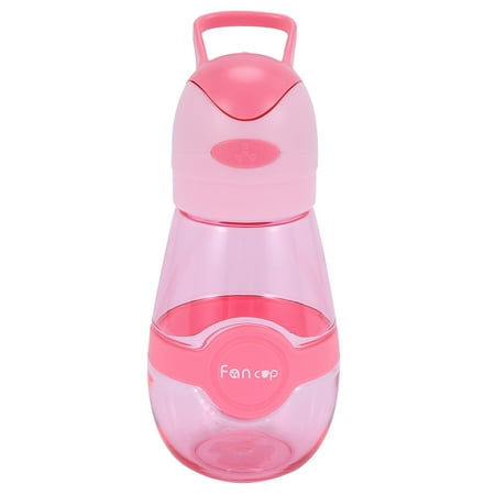 

2 In 1 Usb Rechargeable Ultra-Quiet Portable Cup Fan Cooling Fan Water Bottle Pink