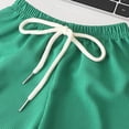 thumbnail image 6 of NIEWTR Boys Athletic Short Sets 2 Piece T-Shirt and Shorts for Kids Loose Mesh Outfit Sets(Green,5-6 Years), 6 of 8
